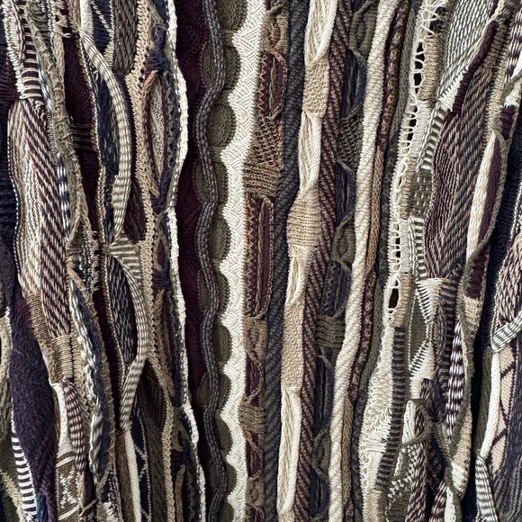 Funky Vinatage Oversized Coogi Lookalike Crewneck Sweater - Picture 6 of 6